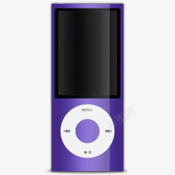 紫色的苹果iPodNano克素材