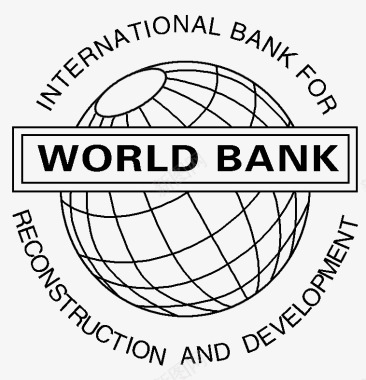 世界银行标志标记图标图标