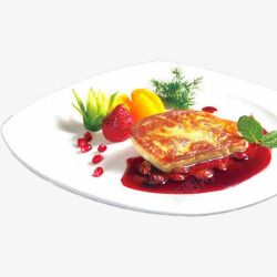 法国鹅肝高端西餐高清图片
