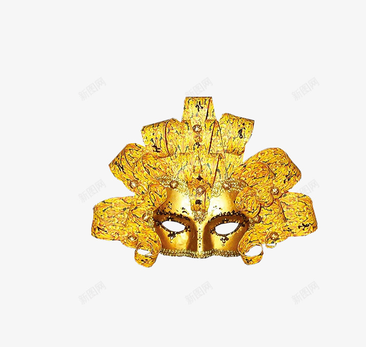金色面具png免抠素材_新图网 https://ixintu.com 古董 埃及文化 女士面具 金色 面具 黄金