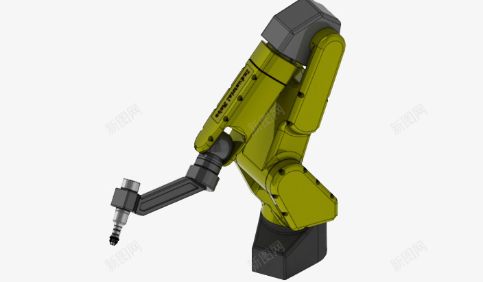 绿色的机械臂png免抠素材_新图网 https://ixintu.com 实物 机械 生产 绿色