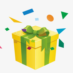 礼品背景图片礼盒碎纸高清图片