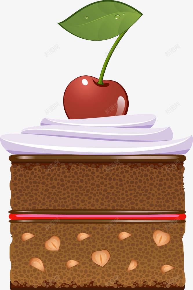 杯子里的樱桃蛋糕png免抠素材_新图网 https://ixintu.com 乳酪 乳酪蛋糕 吃的 含有脂肪的 奶酪 带有奶油的 樱桃蛋糕 甜品 甜的卡通 甜食 蛋糕 食物