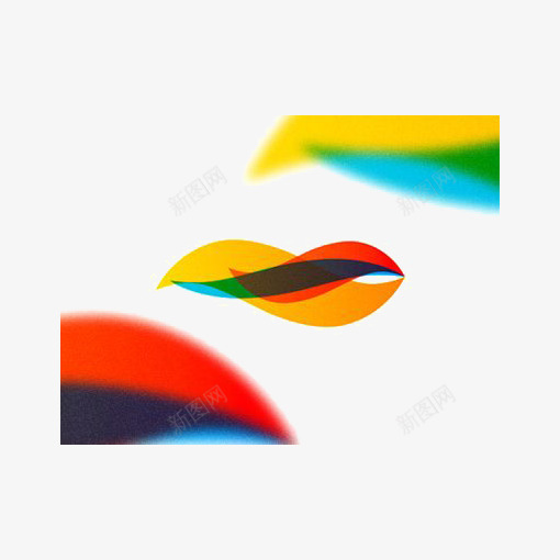 彩色线条装饰png免抠素材_新图网 https://ixintu.com PPT元素 弯曲 曲线 橙色线条 渐变色 科技感