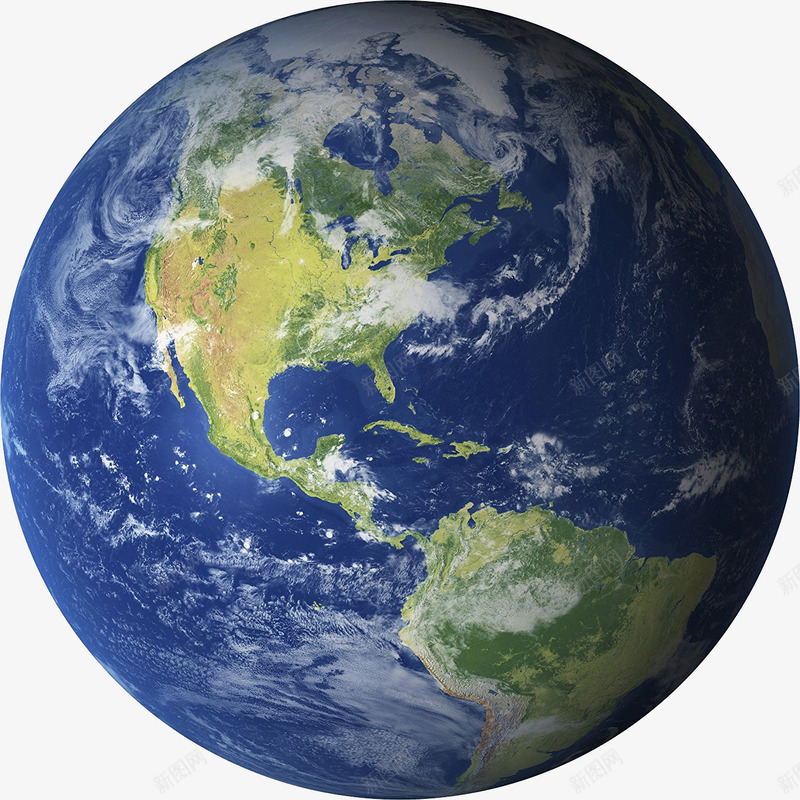 气象多变的地球png免抠素材_新图网 https://ixintu.com 地球 地球素材 地理 星球 星球素材 气象多变 绿色 蓝色