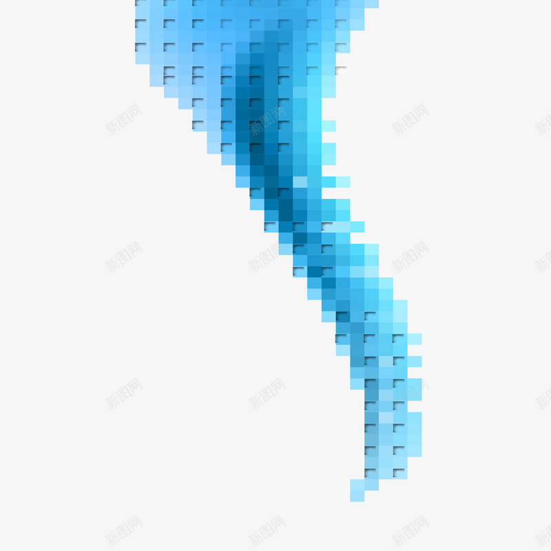 蓝色方块抽象背景png免抠素材_新图网 https://ixintu.com 方块抽象背景 蓝色方块抽象背景 蓝色方块抽象背景免费png下载 蓝色方块组成的曲线背景矢量图