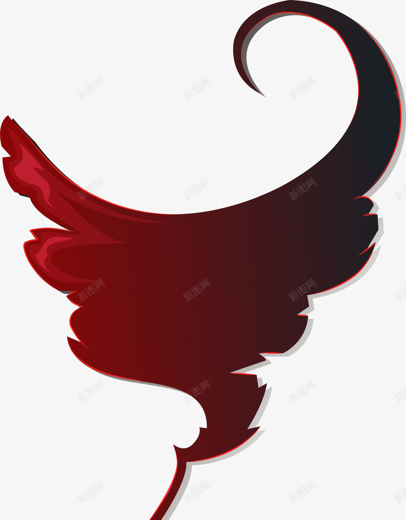 红色不规则图形png免抠素材_新图网 https://ixintu.com 不规则花纹 巫师 曲线花纹 红色图形 纹理 装饰图案