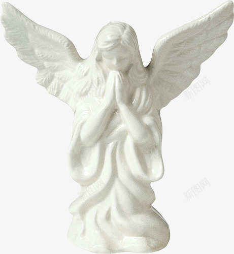 耶稣教会png免抠素材_新图网 https://ixintu.com 上帝耶稣耶和华 教会 石膏人像 石膏天使 祈祷耶稣 翅膀 耶稣像