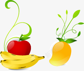 水果和饰品卡便条贺png免抠素材_新图网 https://ixintu.com 便条 信 叶 树叶 桃 水果 现实 苹果 苹果果 装饰品 贺卡 转换 香蕉