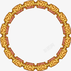 黄金手镯欧式圆环素材