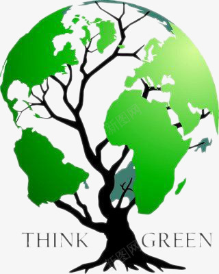 绿色地球之树png免抠素材_新图网 https://ixintu.com ppt 创意树 卡通手绘 地球 环保 设计元素