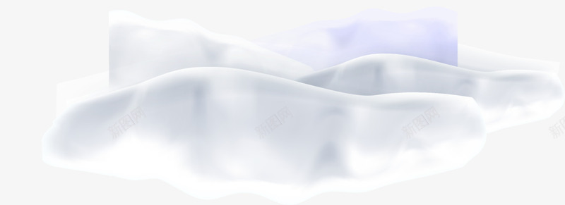 白色清新雪地png免抠素材_新图网 https://ixintu.com 冬天 冬季 寒冬 对面 波形雪地 白色雪地 装饰图案