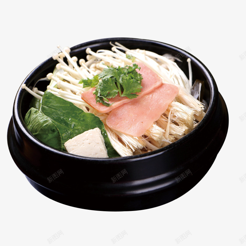 麻辣烫食材png免抠素材_新图网 https://ixintu.com 原材料 容器 蔬菜 饭碗