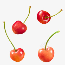 红色樱桃水果素材