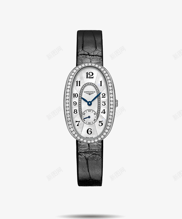 黑色浪琴女表腕表手表png免抠素材_新图网 https://ixintu.com LONGINES 产品实物 圆舞曲系列 女士手表 手表 机械女表 浪琴 腕表