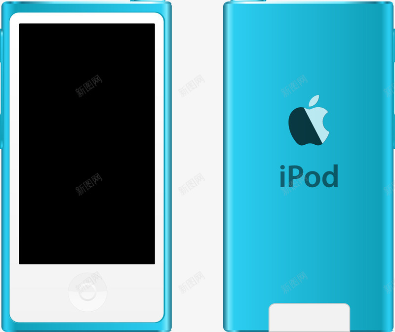 苹果MP4png免抠素材_新图网 https://ixintu.com IPOD 双十二促销 听音乐 苹果设备 视频设备