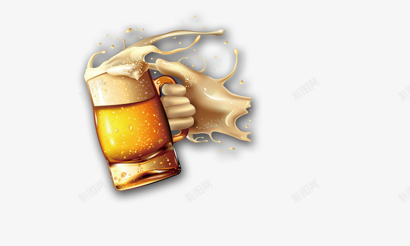 啤酒节海报psdpng免抠素材_新图网 https://ixintu.com psd素材 啤酒 啤酒节 海报图片