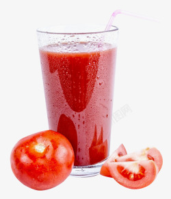 番茄果汁素材