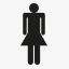 女厕所标志图标png_新图网 https://ixintu.com 女人 女厕所 女性
