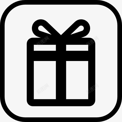 礼品店的信号图标png_新图网 https://ixintu.com 标志 标签 礼品盒
