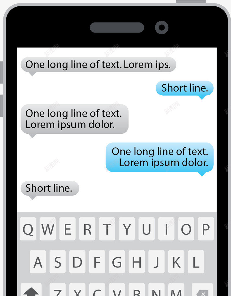 iPhone短信模式png免抠素材_新图网 https://ixintu.com iPhone8 iphone8 手机 智能电话 短信模式 苹果 苹果手机