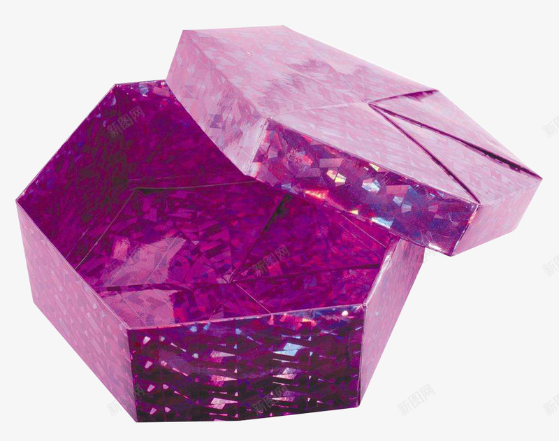 打开的礼品盒png免抠素材_新图网 https://ixintu.com 包装 打开的礼品盒 礼物 礼盒 紫色
