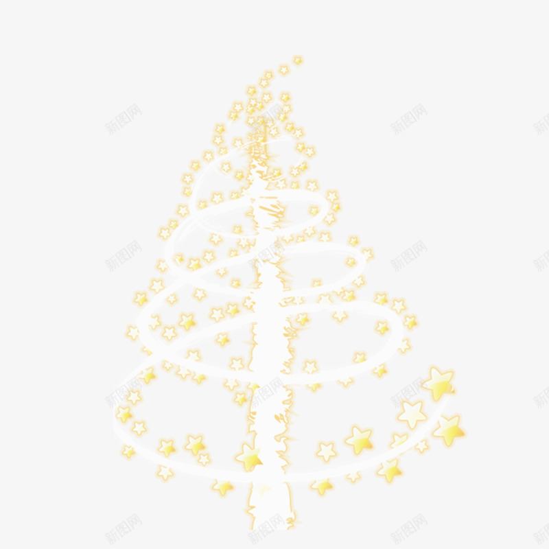 黄金色的树png免抠素材_新图网 https://ixintu.com 圣诞树 大树 黄金 黄金树图案