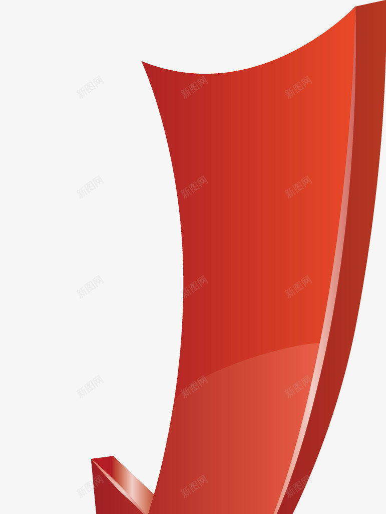 红色曲线指示装饰矢量图ai免抠素材_新图网 https://ixintu.com 指示 曲线 曲线指示装饰 红色 红色曲线指示装饰 装饰 矢量图