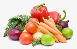 蔬菜果实堆素材