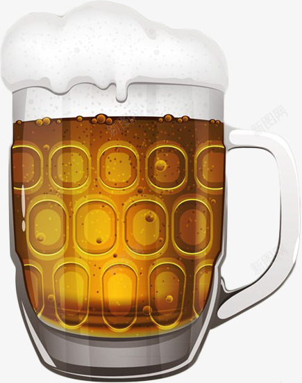 玻璃杯啤酒png免抠素材_新图网 https://ixintu.com 德国啤酒节 足球赛 酒吧 饮料