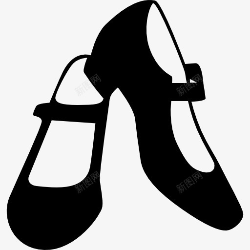 女性的弗拉门戈舞者鞋图标png_新图网 https://ixintu.com 女 女人 工具 弗拉门戈 弗拉门戈的图标 时尚 舞蹈 鞋