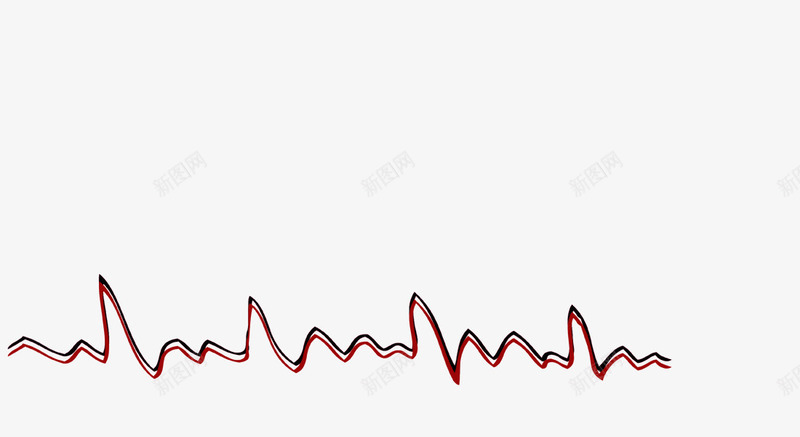 跳动的心电图png免抠素材_新图网 https://ixintu.com 心电图 曲线 跳动