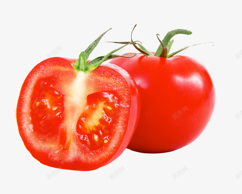 食材之西红柿png免抠素材_新图网 https://ixintu.com 切开的番茄 新鲜 番茄 蔬菜 西红柿 食材