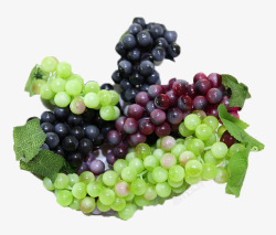 水果俯视图新鲜葡萄高清图片