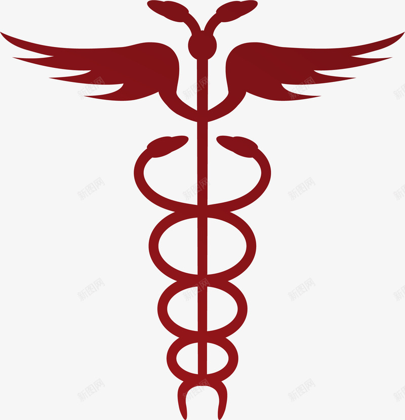医药标志图标png_新图网 https://ixintu.com logo 医院 卡通 生物医药 科技 红色 翅膀 设计