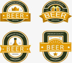 啤酒商标啤酒标志徽章高清图片