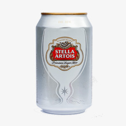 铁质啤酒罐灰色啤酒易拉罐高清图片
