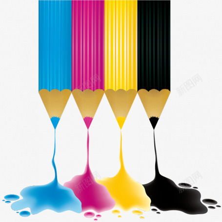 颜料png免抠素材_新图网 https://ixintu.com 创意 喷溅 墨迹 水彩 画笔 色笔 蜡笔 铅笔