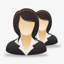 办公室女白领图标png_新图网 https://ixintu.com users 女性 用户群