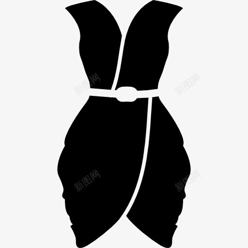女性性感的衣服图标png_新图网 https://ixintu.com 女人 女性 性感 时尚 洋装 短 短裙 裙子