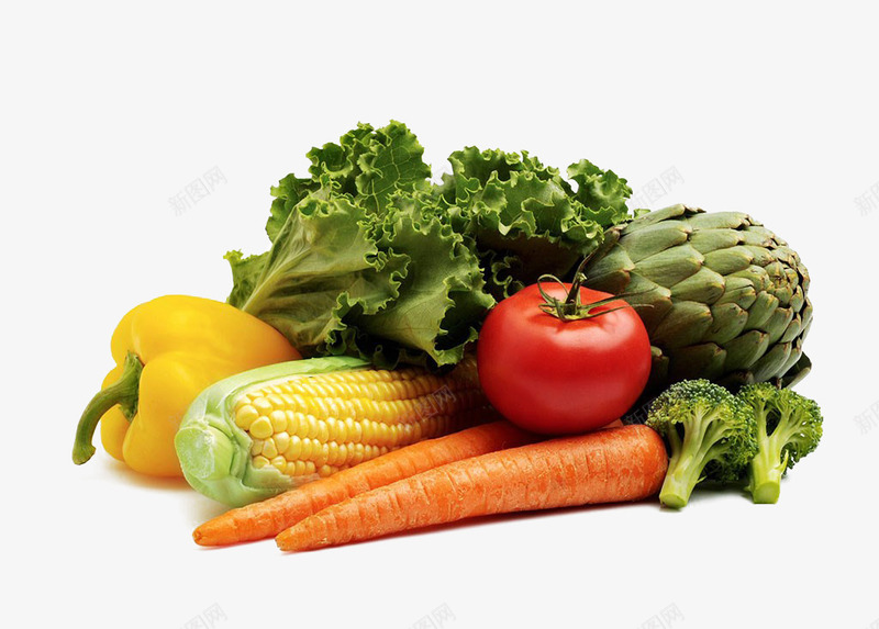 一堆蔬菜png免抠素材_新图网 https://ixintu.com 一堆蔬菜 番茄 胡萝卜 蔬菜