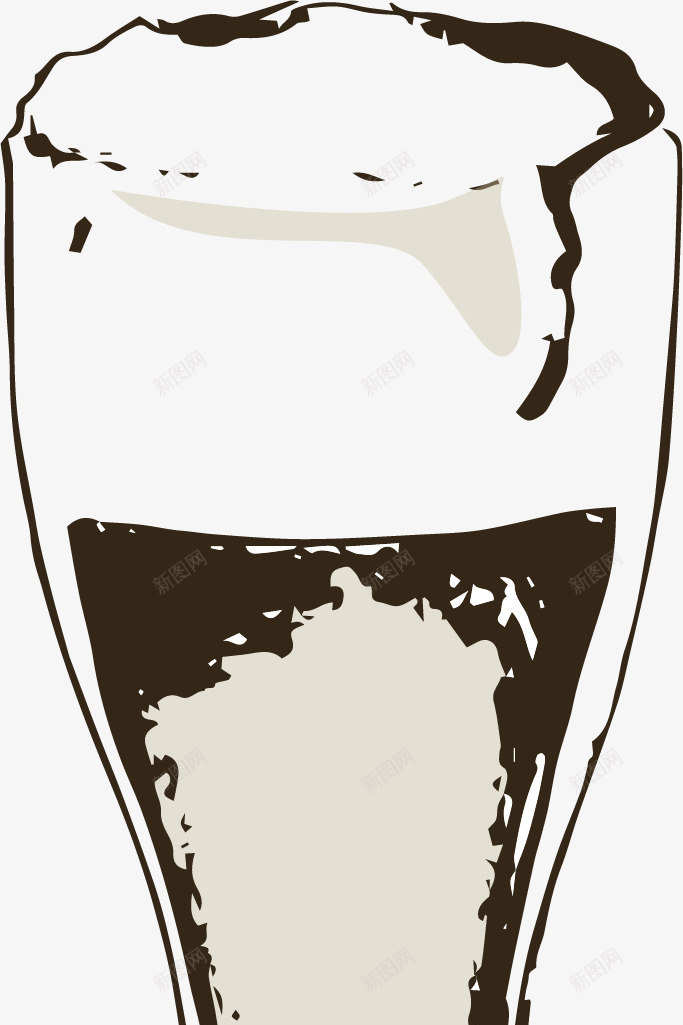 啤酒线稿图标png_新图网 https://ixintu.com 啤酒 啤酒节 图标 线稿