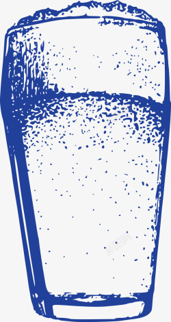 英伦范素描酒桶英伦范素描大冰杯啤酒矢量图高清图片