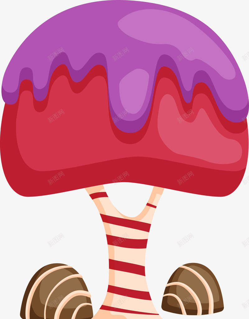 糖果世界png免抠素材_新图网 https://ixintu.com 冰激凌 卡通有趣 扁平化 矢量图案 糖果世界 装饰图