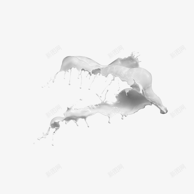 喷溅的牛奶png免抠素材_新图网 https://ixintu.com 喷溅的牛奶 液体 牛奶 白色 饮料