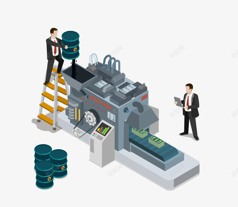 人物机械矢量图eps免抠素材_新图网 https://ixintu.com 人物 机械 桶 矢量人物 矢量图