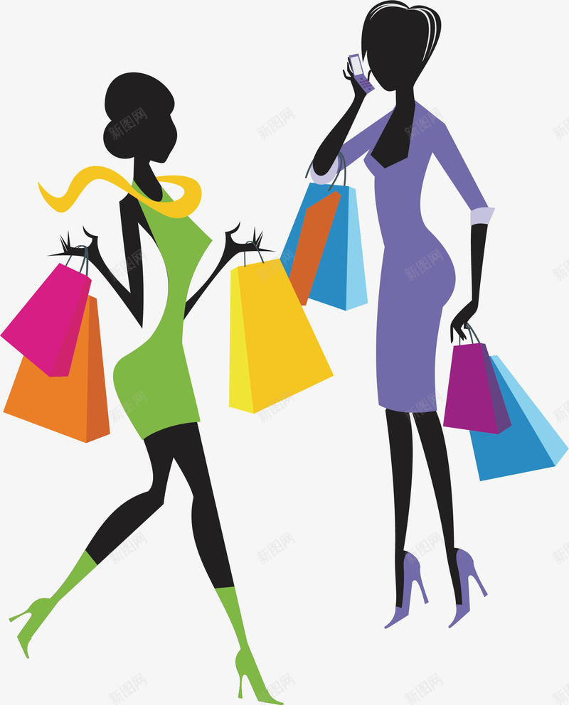 女性消费png免抠素材_新图网 https://ixintu.com 卡通 明确的消费人群 消费 消费人群 消费人群分析 高消费人群