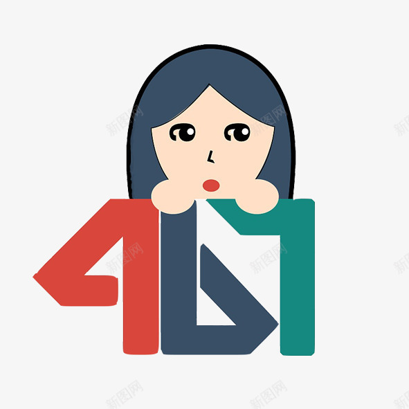 个人形象图标png_新图网 https://ixintu.com LOGO 个人形象 女性 标志