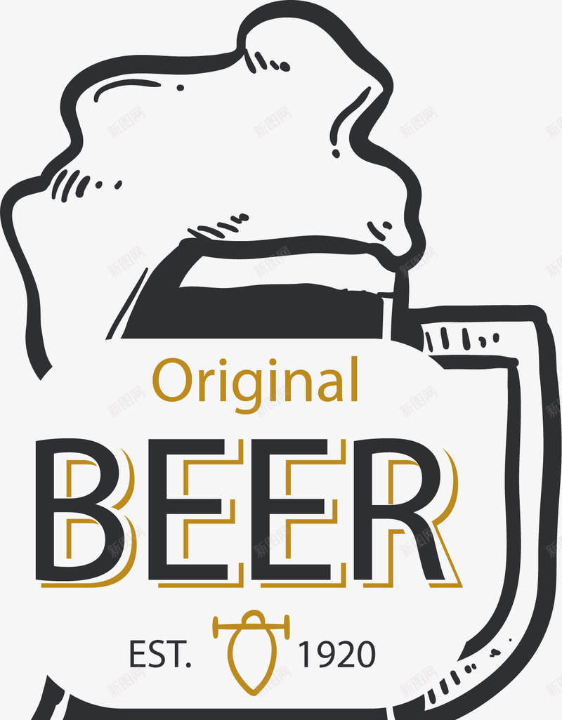 英文的比利时啤酒杯矢量图图标ai_新图网 https://ixintu.com 啤酒 啤酒LOGO 啤酒杯 比利时啤酒 比利时啤酒LOGO 比利时啤酒杯 酒水 矢量图