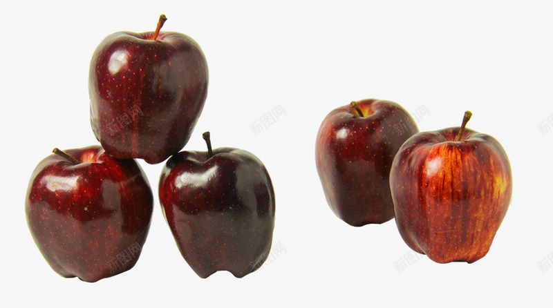 苹果png免抠素材_新图网 https://ixintu.com 新鲜水果 水果大全 水果手绘 矢量水果 红苹果 红蛇果 蛇果